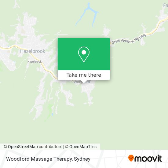 Mapa Woodford Massage Therapy