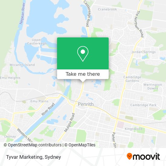 Tyvar Marketing map