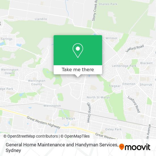 General Home Maintenance and Handyman Services map