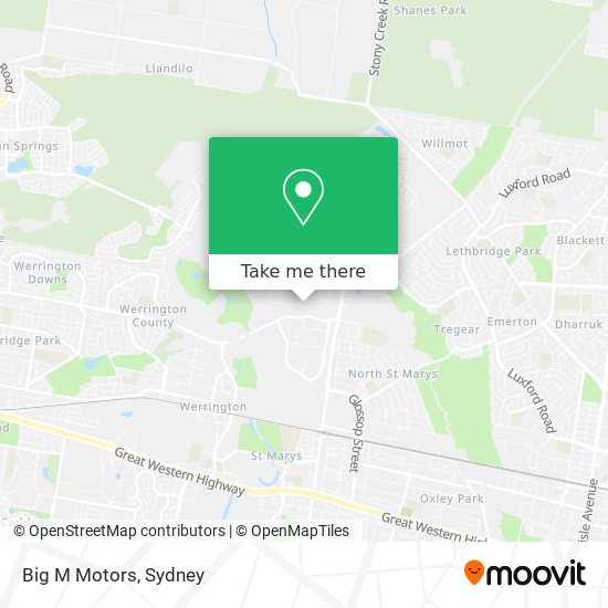 Big M Motors map