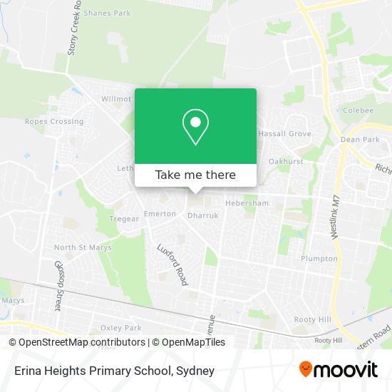 Erina Heights Primary School map