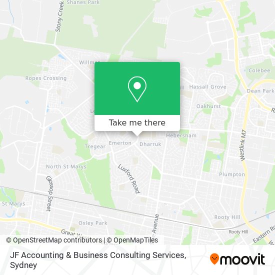 JF Accounting & Business Consulting Services map