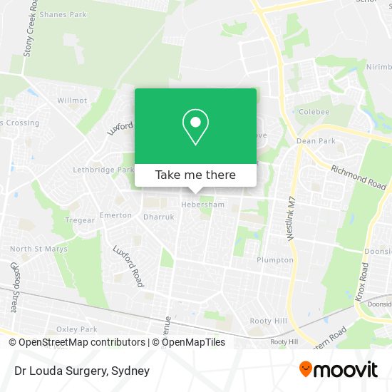 Dr Louda Surgery map