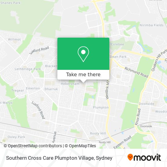 how-to-get-to-southern-cross-care-plumpton-village-in-plumpton-nsw-by