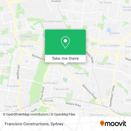 Francisco Constructions map