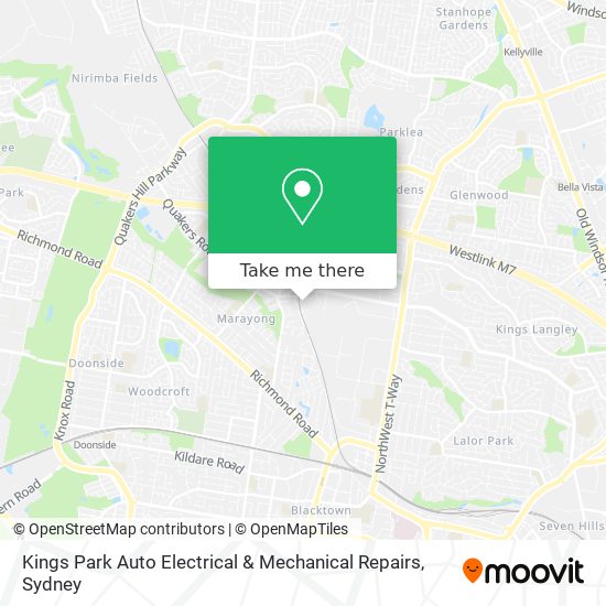 Kings Park Auto Electrical & Mechanical Repairs map