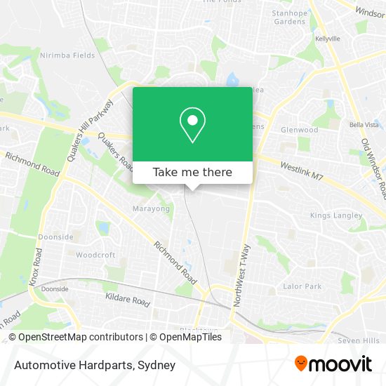 Automotive Hardparts map
