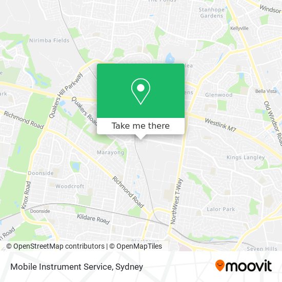 Mobile Instrument Service map