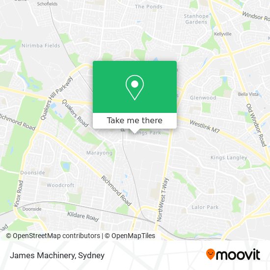 Mapa James Machinery