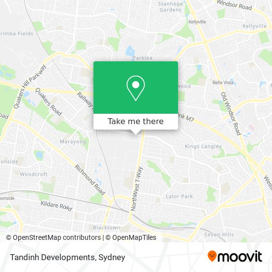 Tandinh Developments map