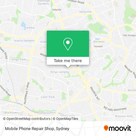 Mapa Mobile Phone Repair Shop