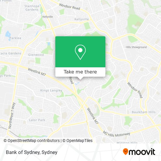 Bank of Sydney map