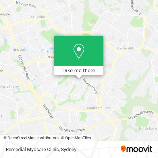 Mapa Remedial Myocare Clinic