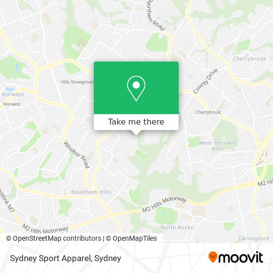 Sydney Sport Apparel map