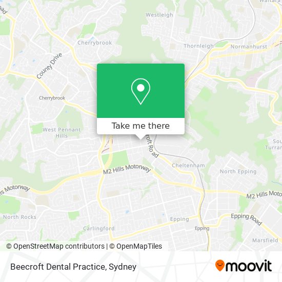 Beecroft Dental Practice map