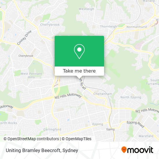 Uniting Bramley Beecroft map