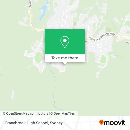 Cranebrook High School map