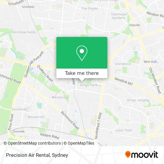 Precision Air Rental map