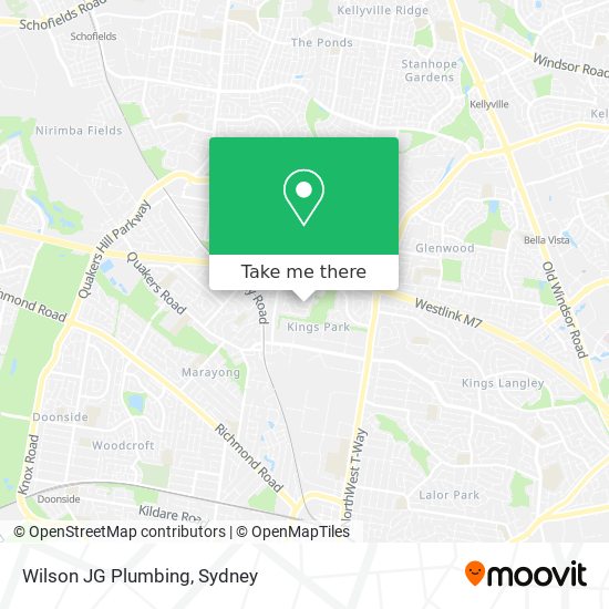 Wilson JG Plumbing map