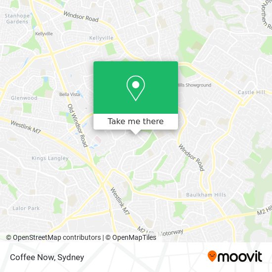 Coffee Now map