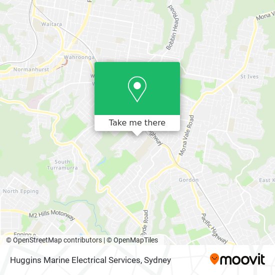 Huggins Marine Electrical Services map