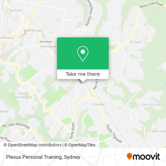 Mapa Plexus Personal Training