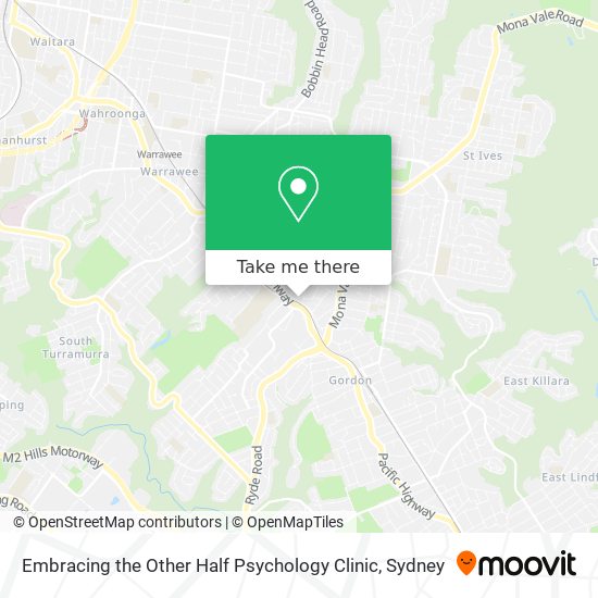 Embracing the Other Half Psychology Clinic map