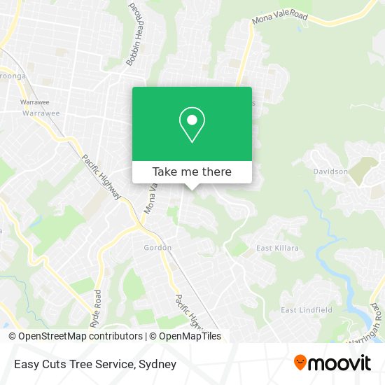 Easy Cuts Tree Service map