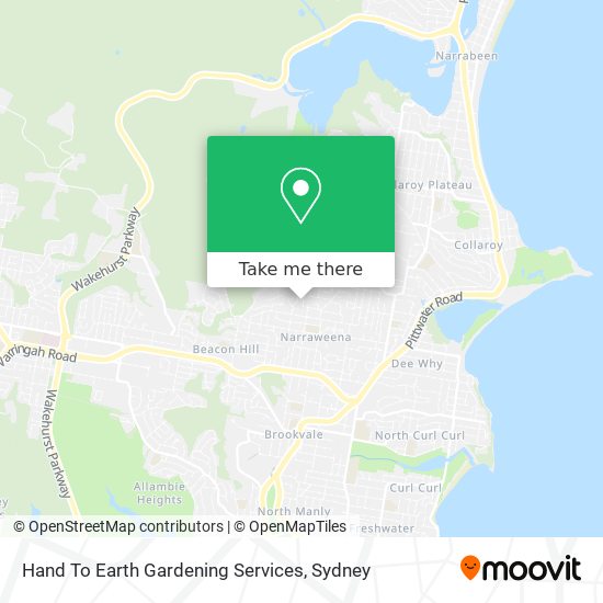 Hand To Earth Gardening Services map