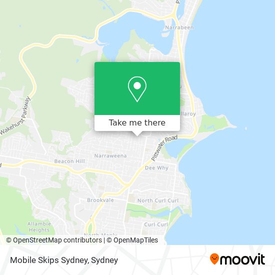 Mobile Skips Sydney map