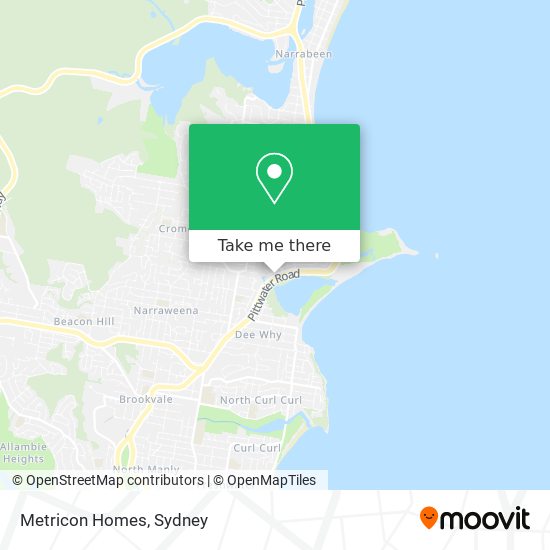 Metricon Homes map