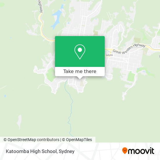 Katoomba High School map