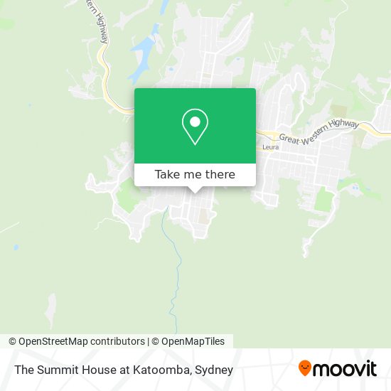 The Summit House at Katoomba map