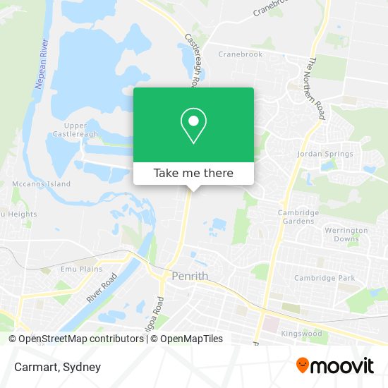 Carmart map