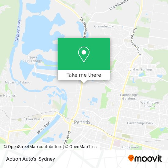 Action Auto's map