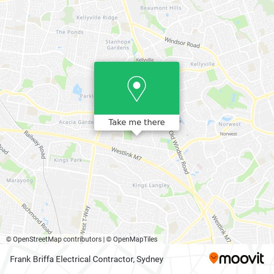 Mapa Frank Briffa Electrical Contractor