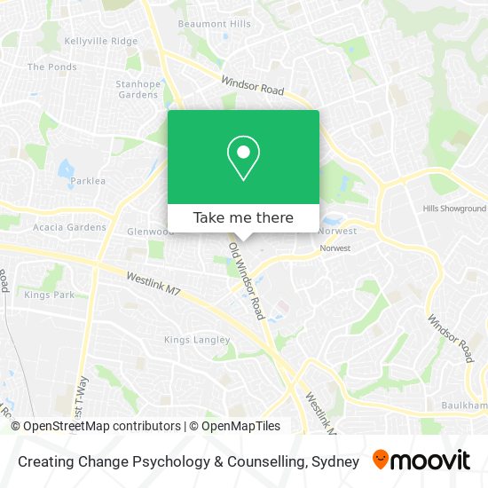 Creating Change Psychology & Counselling map