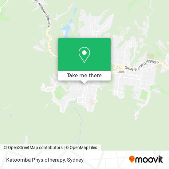 Katoomba Physiotherapy map