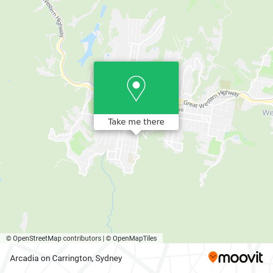 Mapa Arcadia on Carrington