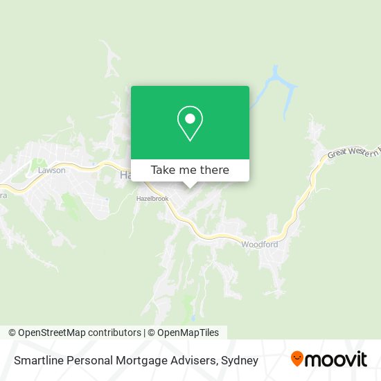 Mapa Smartline Personal Mortgage Advisers