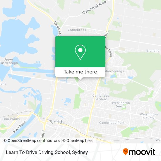 Mapa Learn To Drive Driving School
