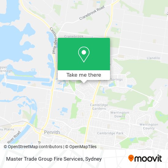 Mapa Master Trade Group Fire Services