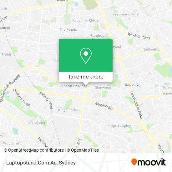 Laptopstand.Com.Au map