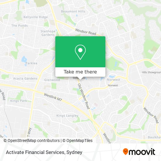 Activate Financial Services map
