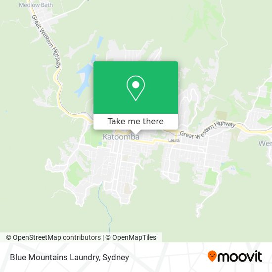 Blue Mountains Laundry map