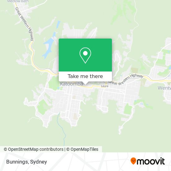 Mapa Bunnings