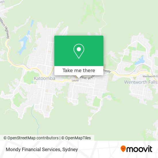 Mondy Financial Services map