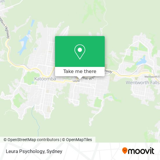 Leura Psychology map