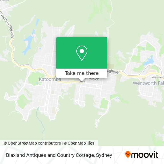 Mapa Blaxland Antiques and Country Cottage