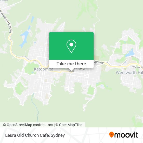 Mapa Leura Old Church Cafe